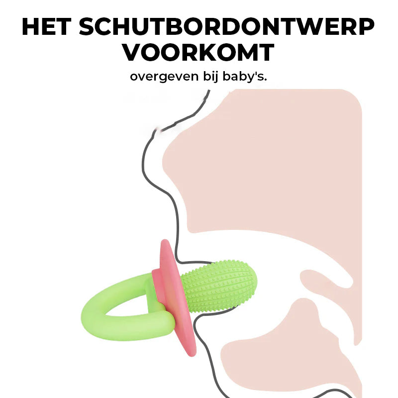 Paddenstoel siliconen bijtring