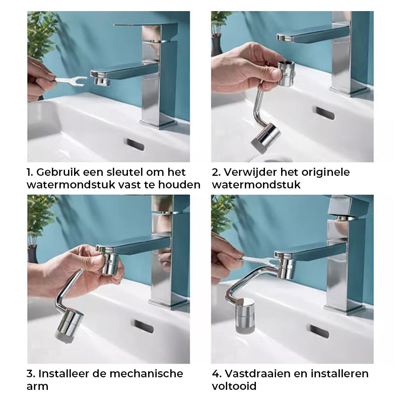 U-vormige universele kraan