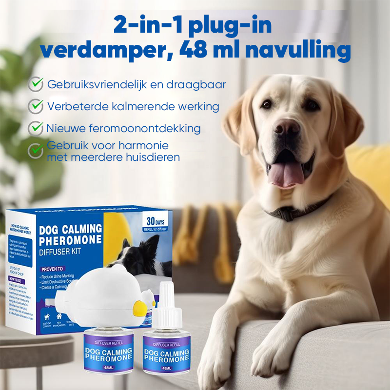 Kalmerende feromonenverspreiderset voor huisdieren (versies voor katten en honden)
