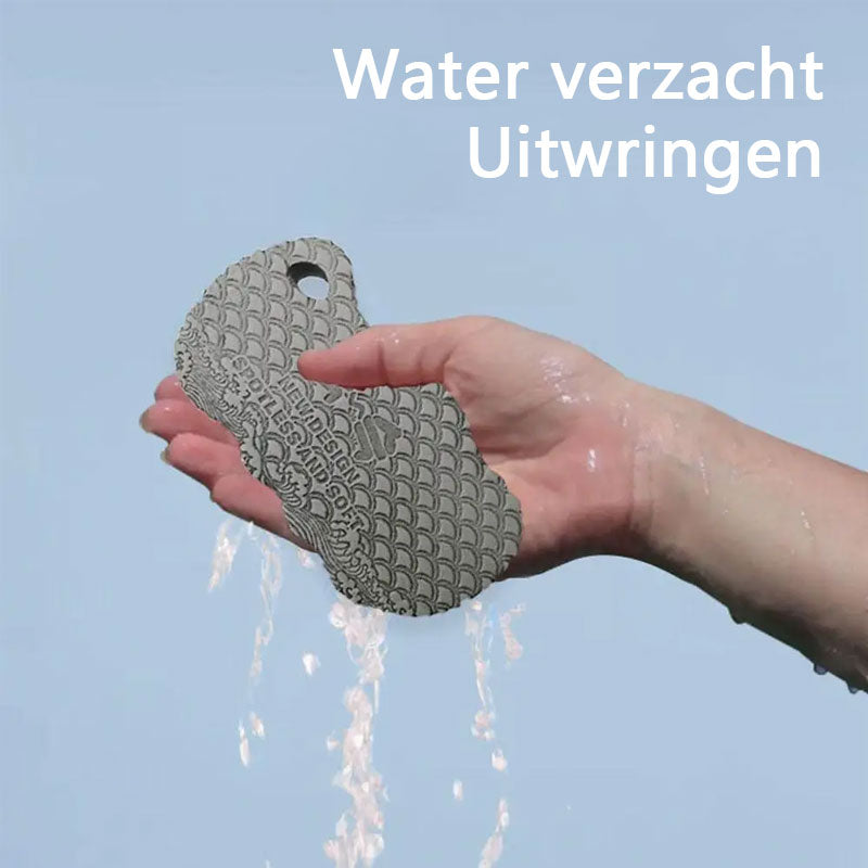 Magische exfoliërende badspons