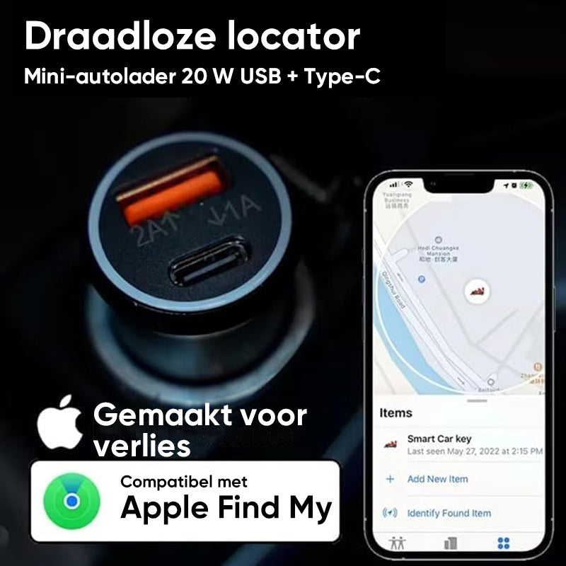 Autolader GPS-locator-tracker