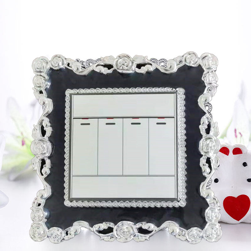 Couvercle Décoratif de Interrupteur avec Design Floral