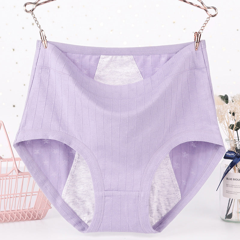 Sous-vêtements physiologiques en coton taille haute