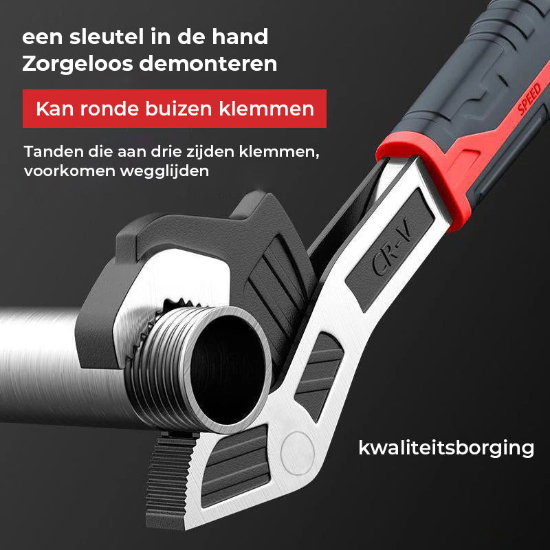Multifunctionele zelfvergrendelende verstelbare sleutel