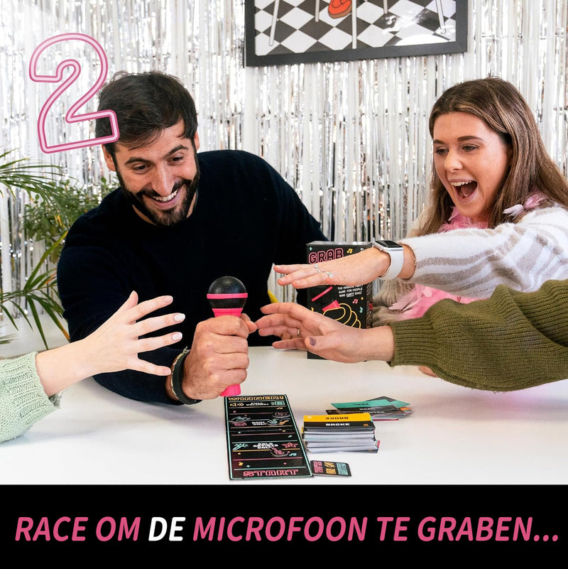 Grab The Mic - Het gezelschapsspel voor mensen die niet kunnen zingen!
