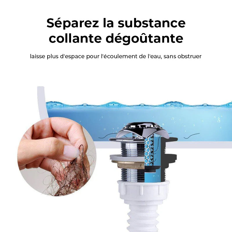 Filtre protecteur pour attrape-cheveux de vidange