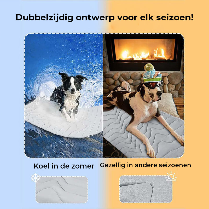 Omkeerbare koelmat voor huisdieren
