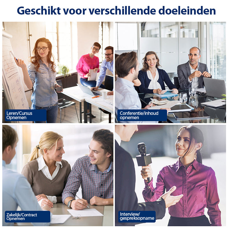 Draagbare audio- en videorecorder voor buiten