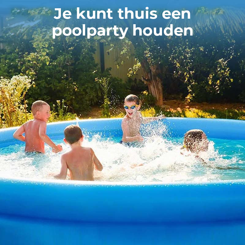 Groot opblaasbaar buitenzwembad