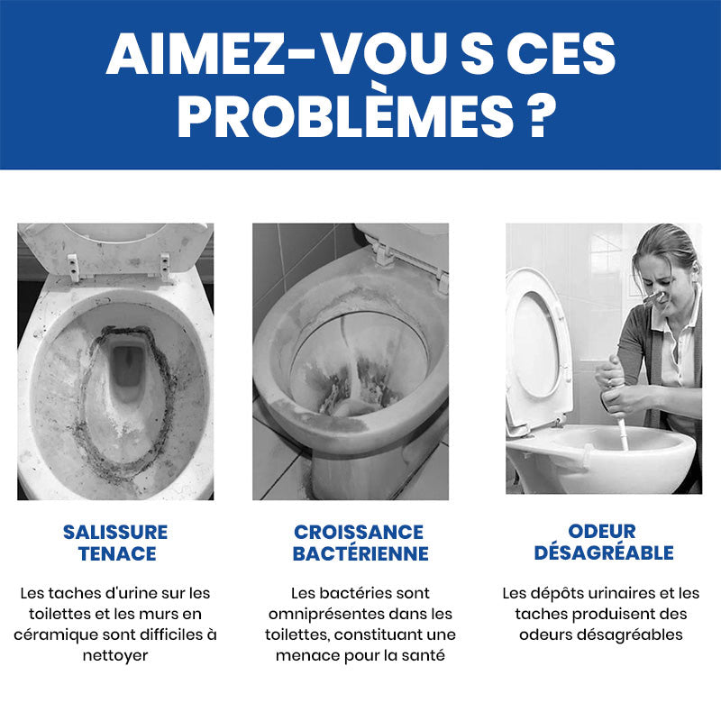 Fleur nettoyante pour toilettes
