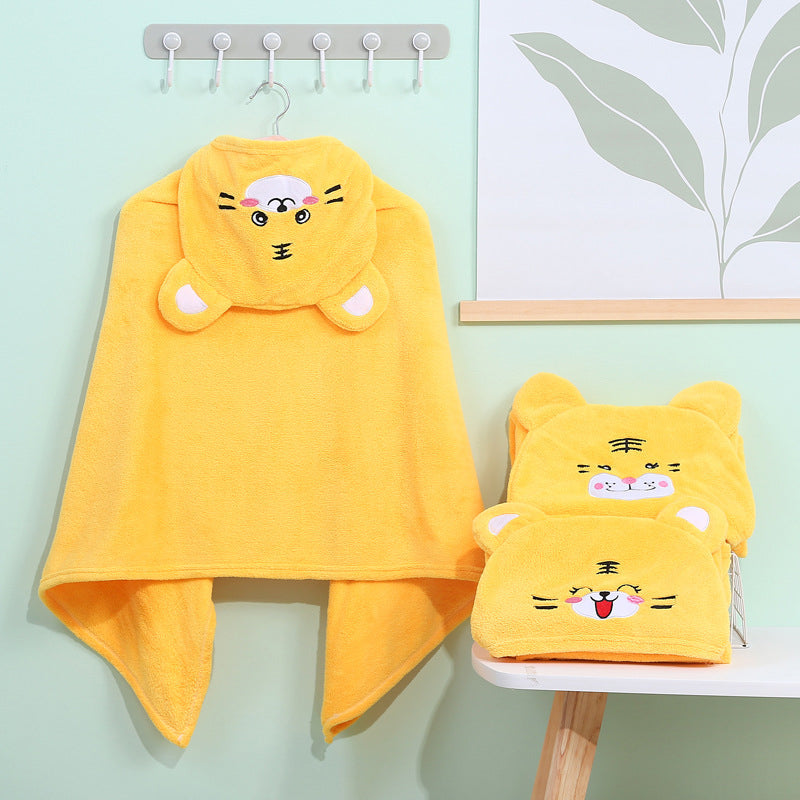 Serviette de bain à capuche pour bébé