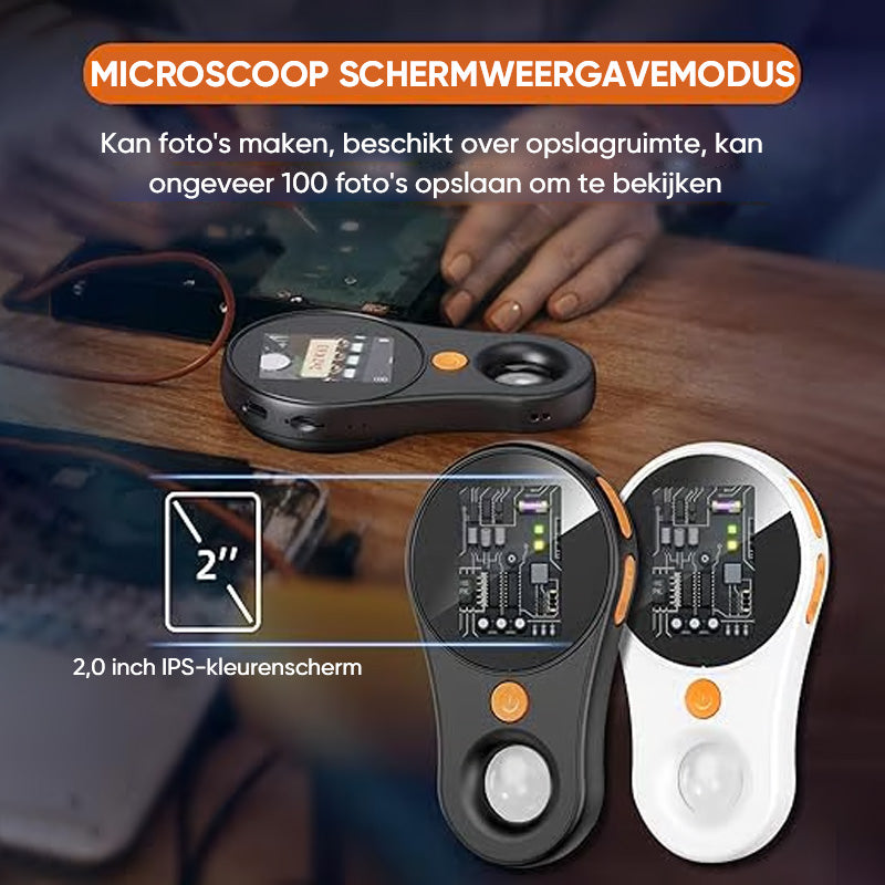 Handheld digitale microscoop draagbare zakmicroscoop