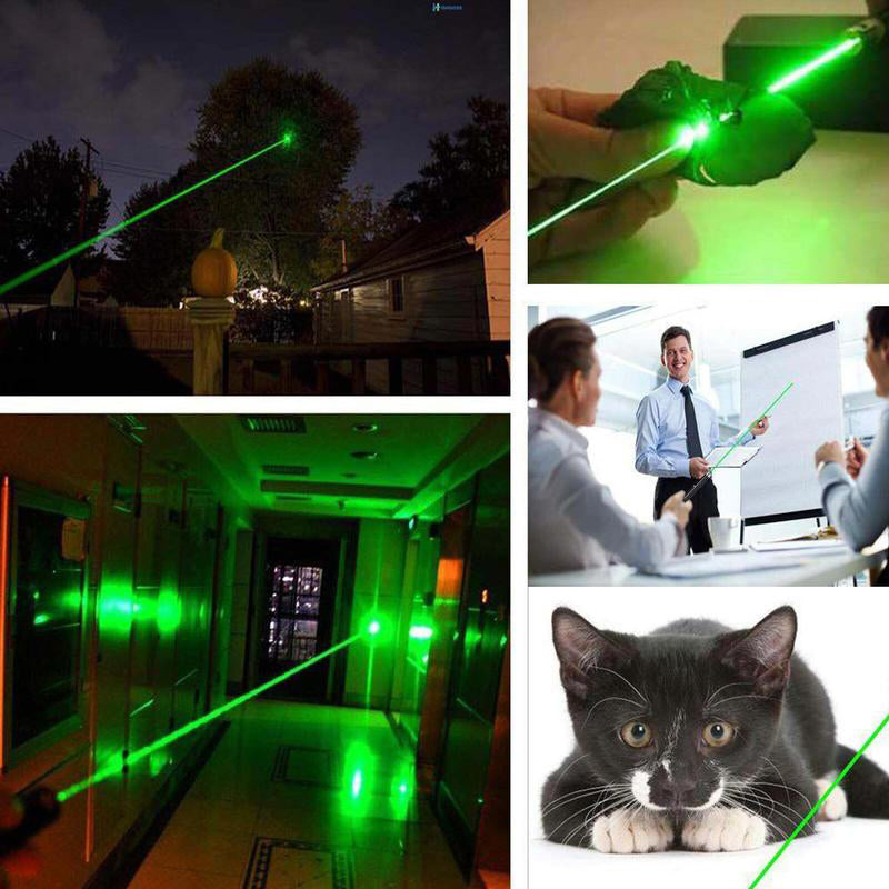 Lampe de poche/pointeur laser rechargeable longue portée