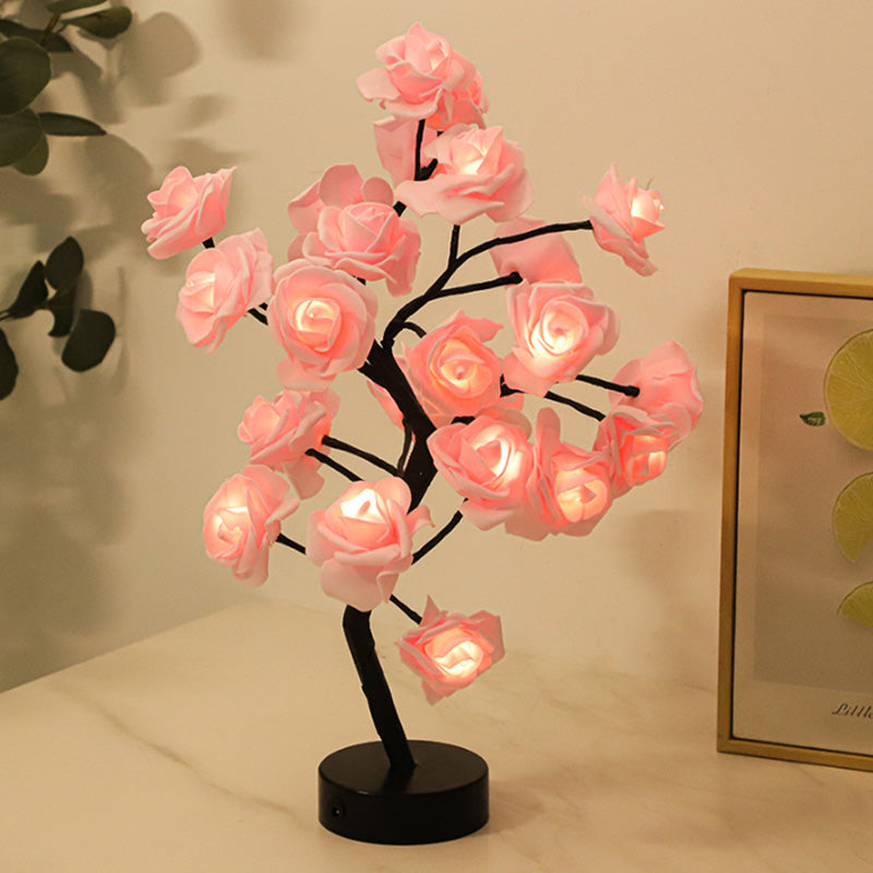 Lampe de Table Fleur de Rose Arbre
