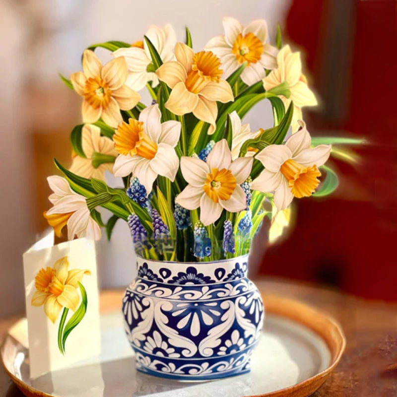 Carte de vœux Bouquet 3D