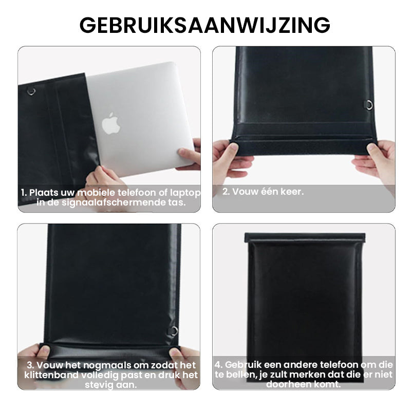 5-delige RFID-blokkeringstasset – antidiefstal, anti-tracking, waterdicht en brandwerend