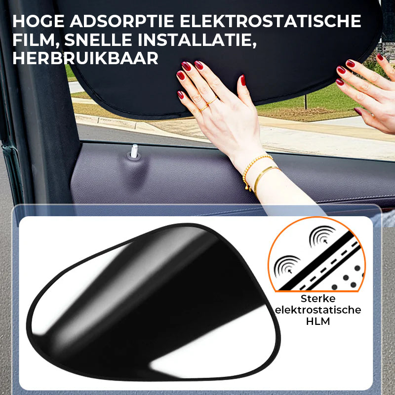 Auto zijruit zonneklep【Set van 4 stuks】