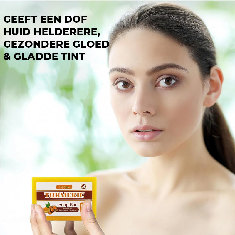 Kurkuma Zeep voor Gezicht & Lichaam