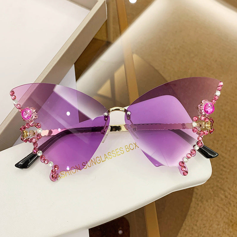 LUNETTES DE SOLEIL PAPILLON DIAMANT