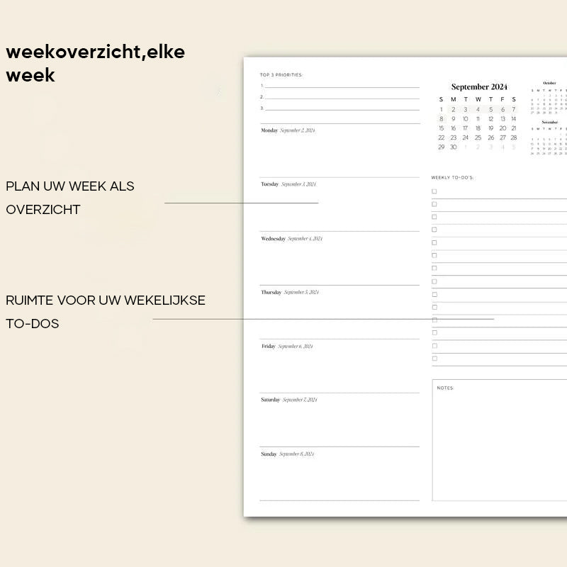 24-25 dagelijkse planner