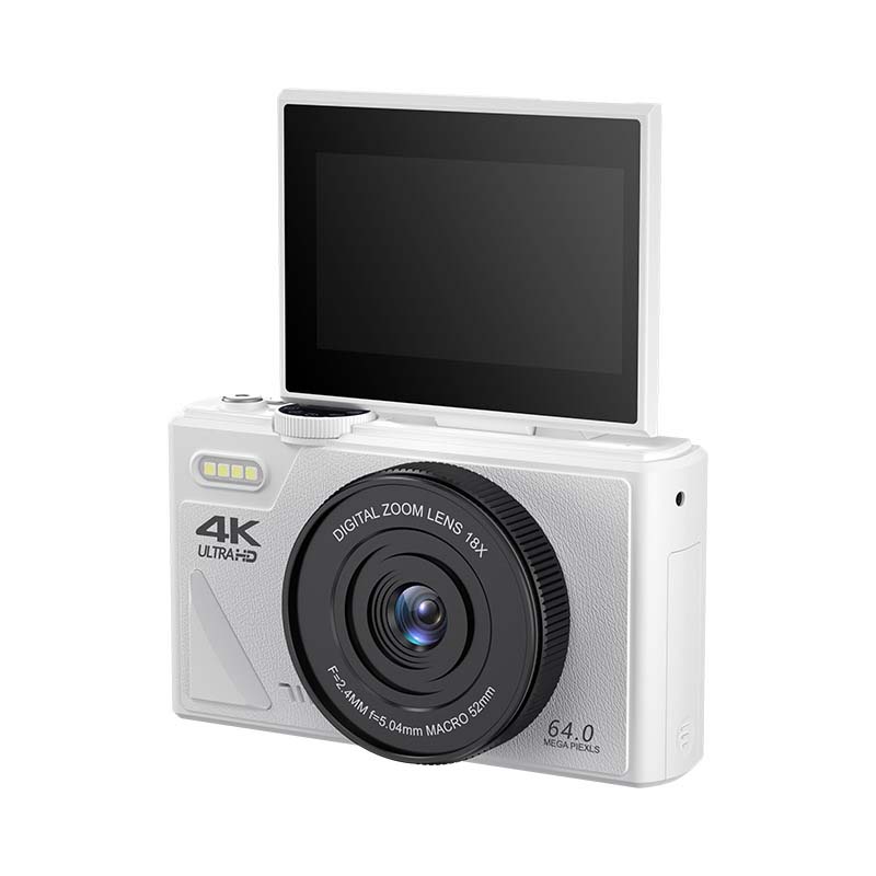 Digitale flip-screencamera met 64 miljoen pixels en hoge definitie