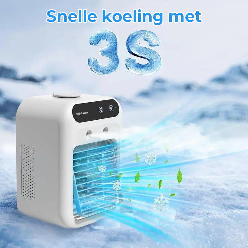 Draagbare 3-in-1 koelventilator met 2 snelheden en mistfunctie