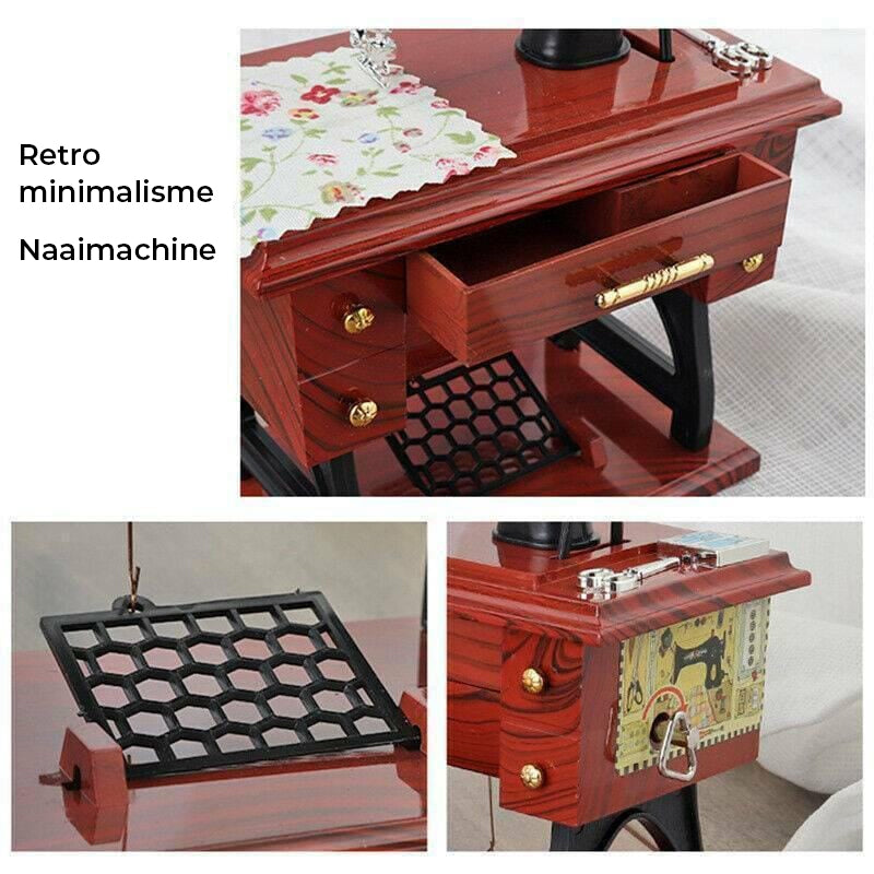 Mini-muziekdoos voor naaimachine