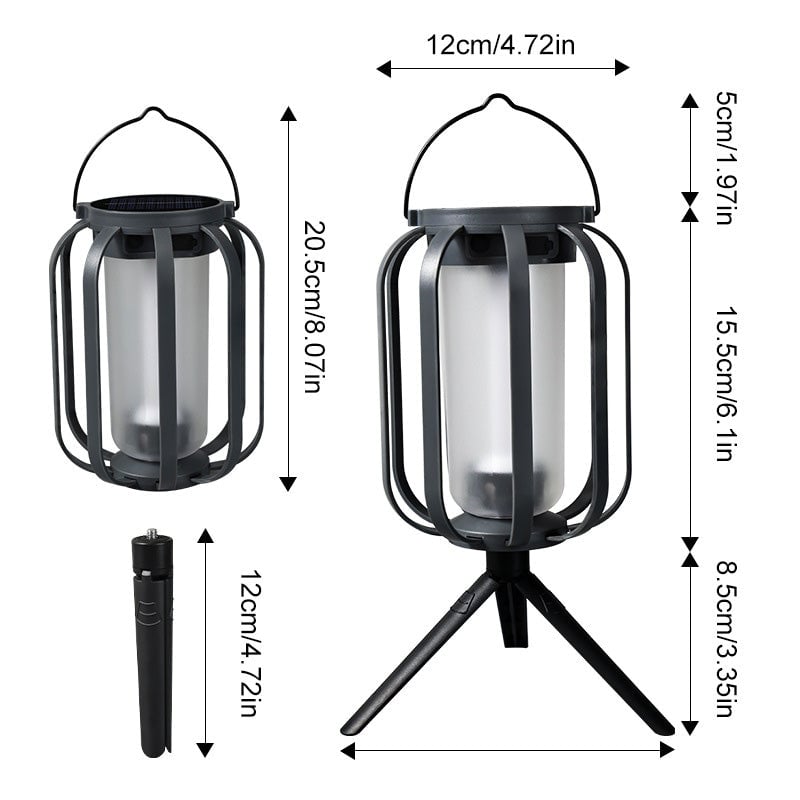 Solar lantaarn buitenlamp met 4 standen