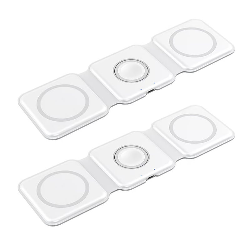 Nieuwe opvouwbare 3-in-1 draadloze oplader
