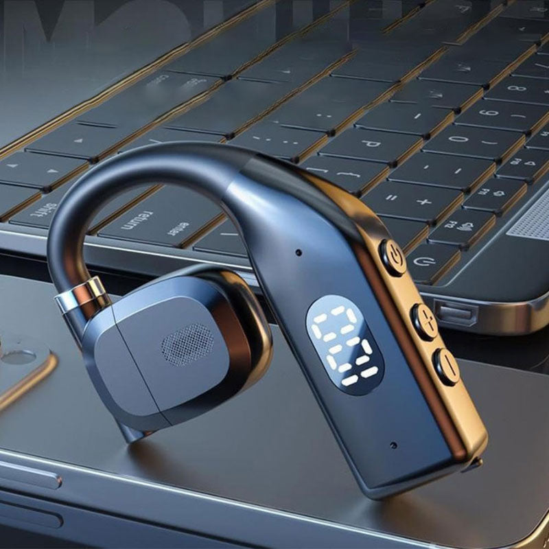 Zakelijke Bluetooth-hoofdtelefoon met open oorontwerp