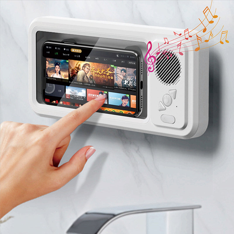 Waterdichte telefooncel voor in de badkamer met Bluetooth-luidspreker