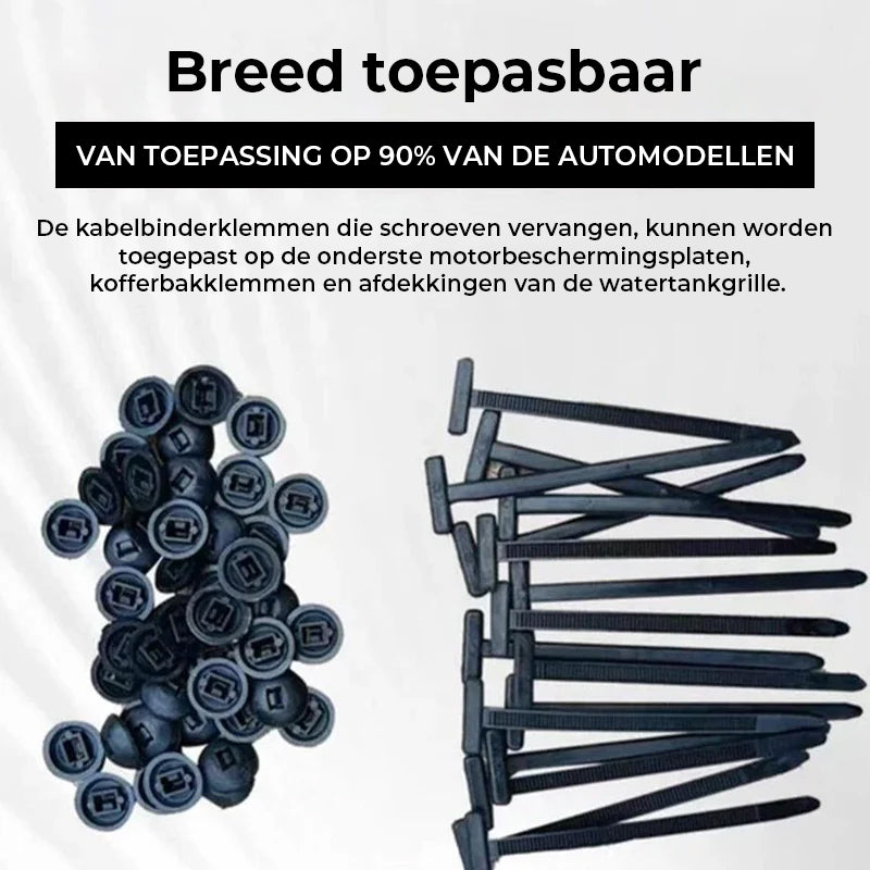 Universele nylon kabelbindergesp