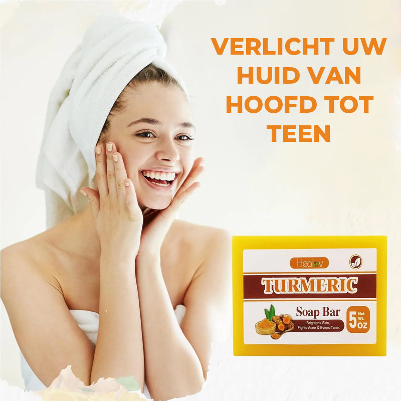 Kurkuma Zeep voor Gezicht & Lichaam