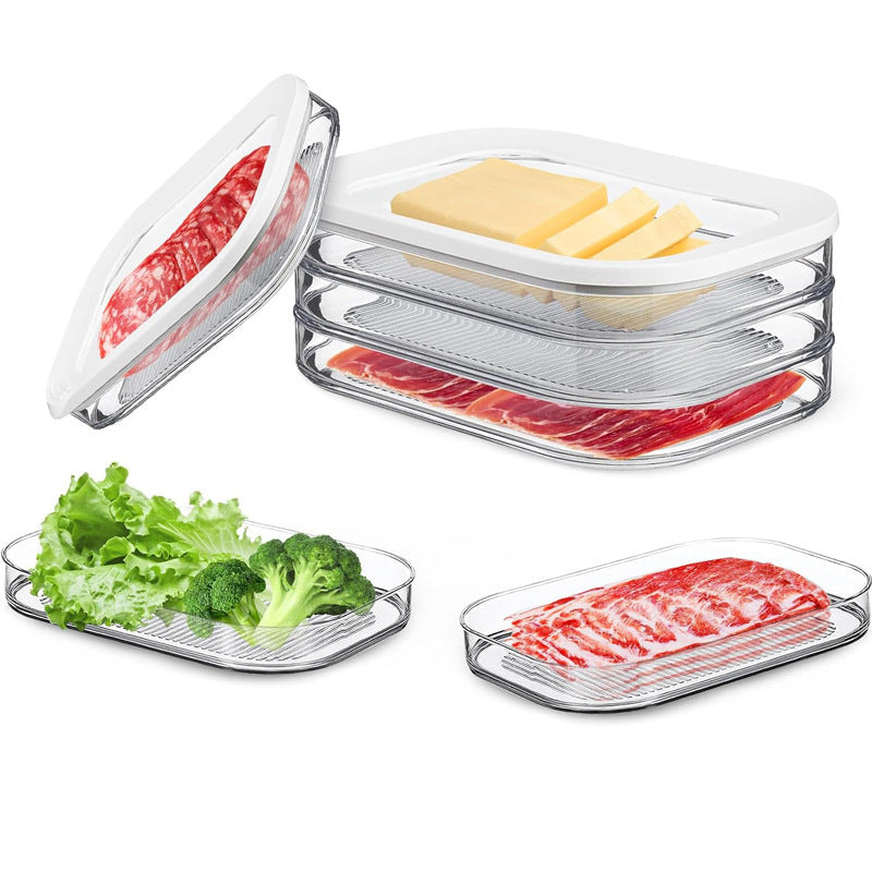 3-laags herbruikbare voedselcontainer