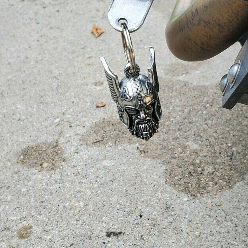 Viking God Guardian Ride Bell sleutelhanger