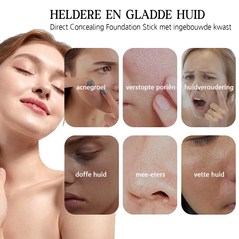 Eraser foundation stick met kwast