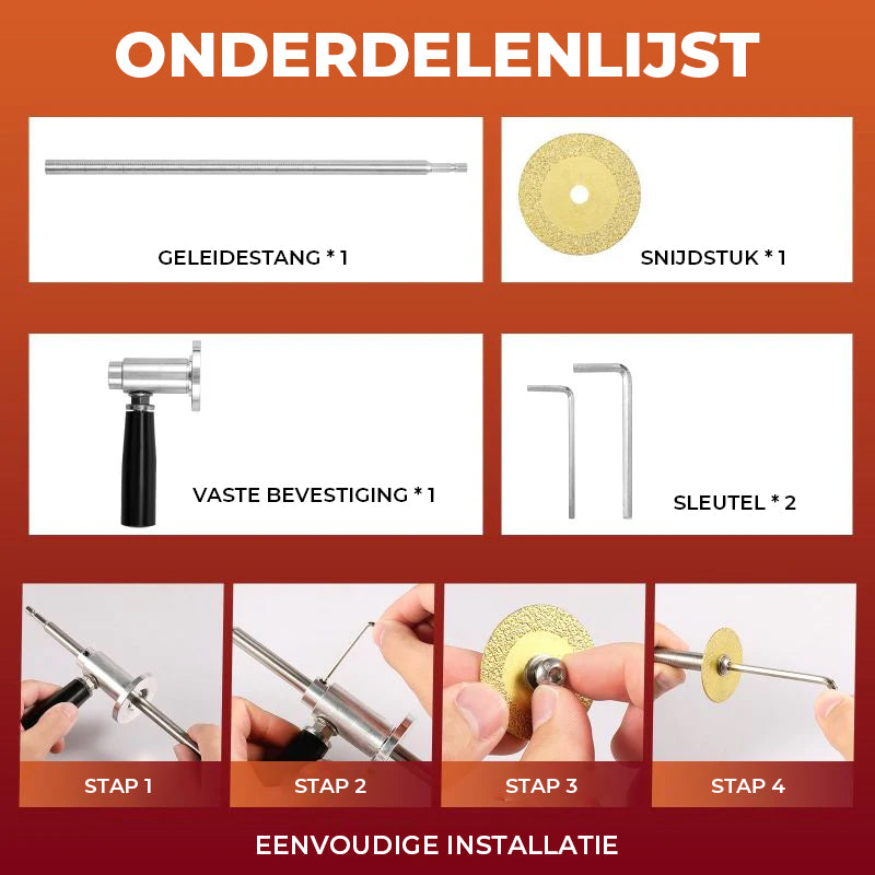 PVC-buis binnensnijder
