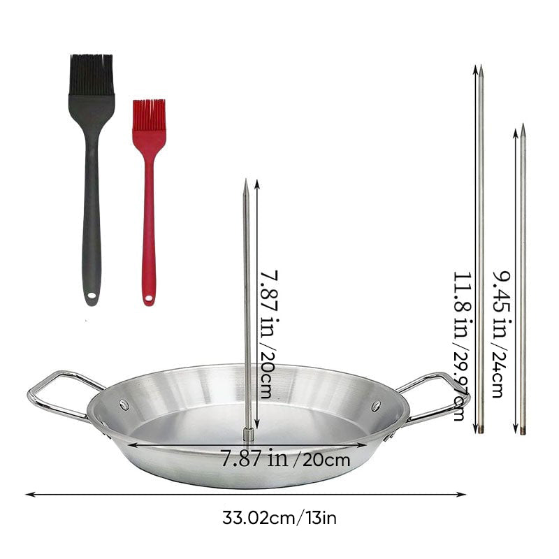 Roestvrijstalen verticale schroefgrill