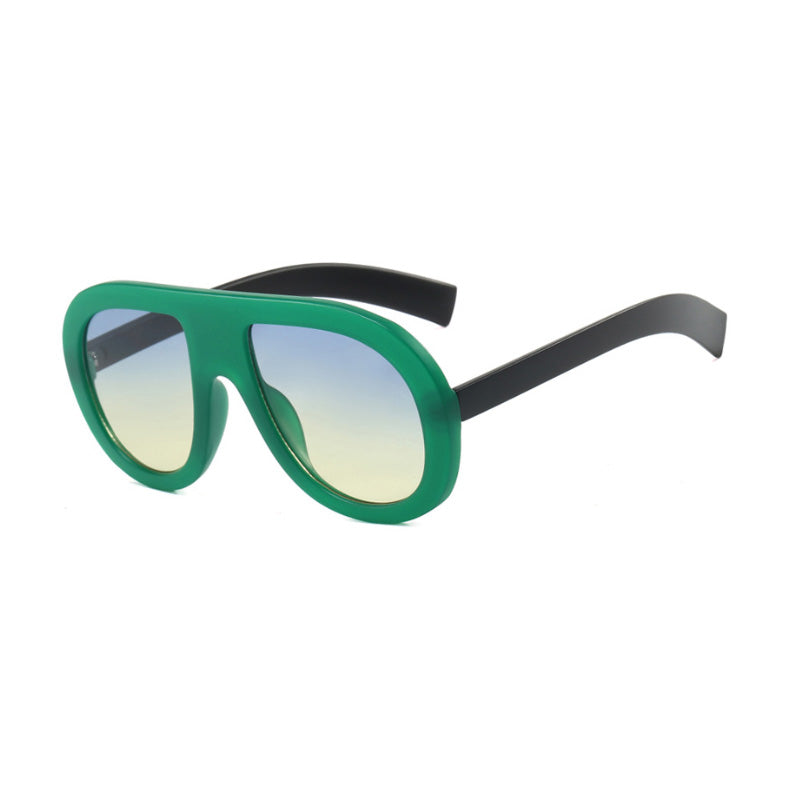 Lunettes de soleil ovales teintées Ombre pour femmes