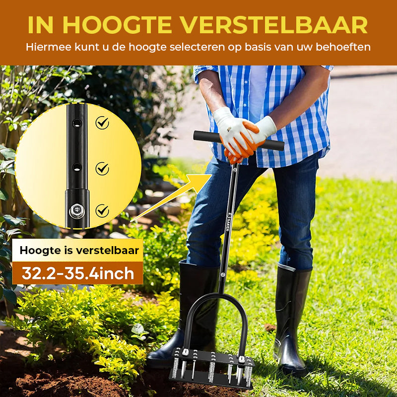 Praktische gazonbeluchter