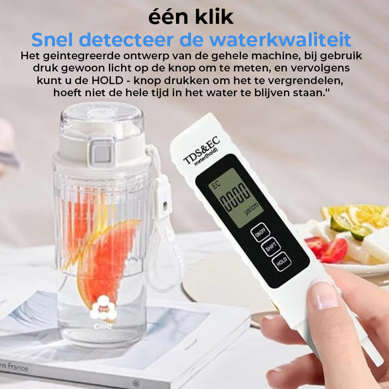 Nieuwe 4-in-1 TDS-meter - TDS EC & Temperatuur