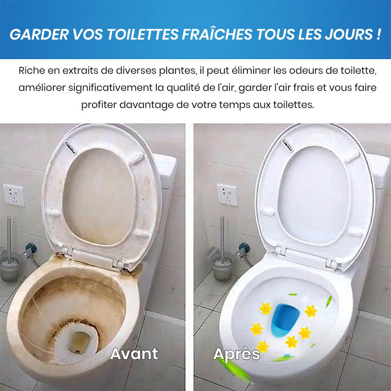Fleur nettoyante pour toilettes