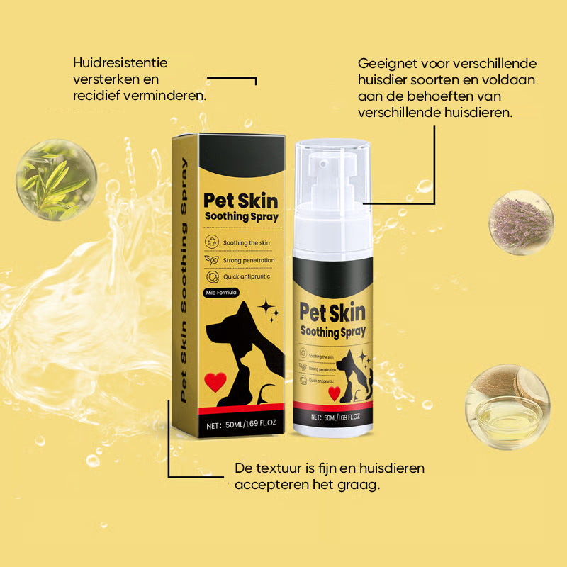 Spray voor de behandeling van de huid van huisdieren