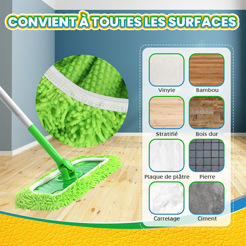 Housses de rechange pour balai chenille pour le nettoyage des sols