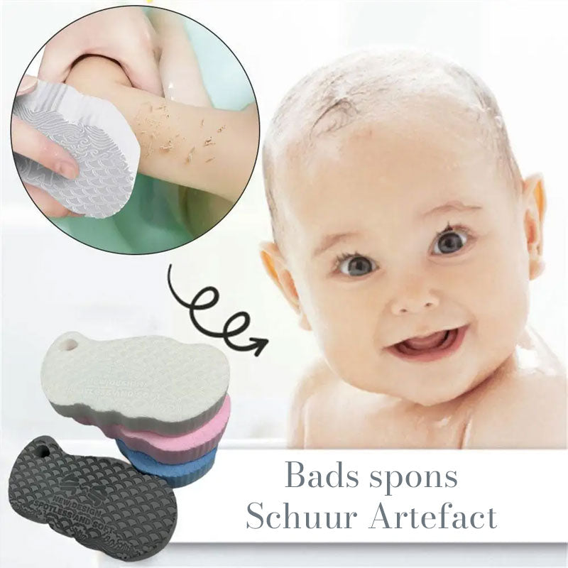 Magische exfoliërende badspons