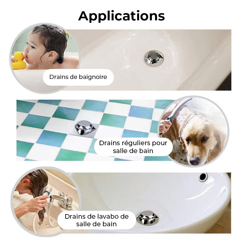 Filtre protecteur pour attrape-cheveux de vidange