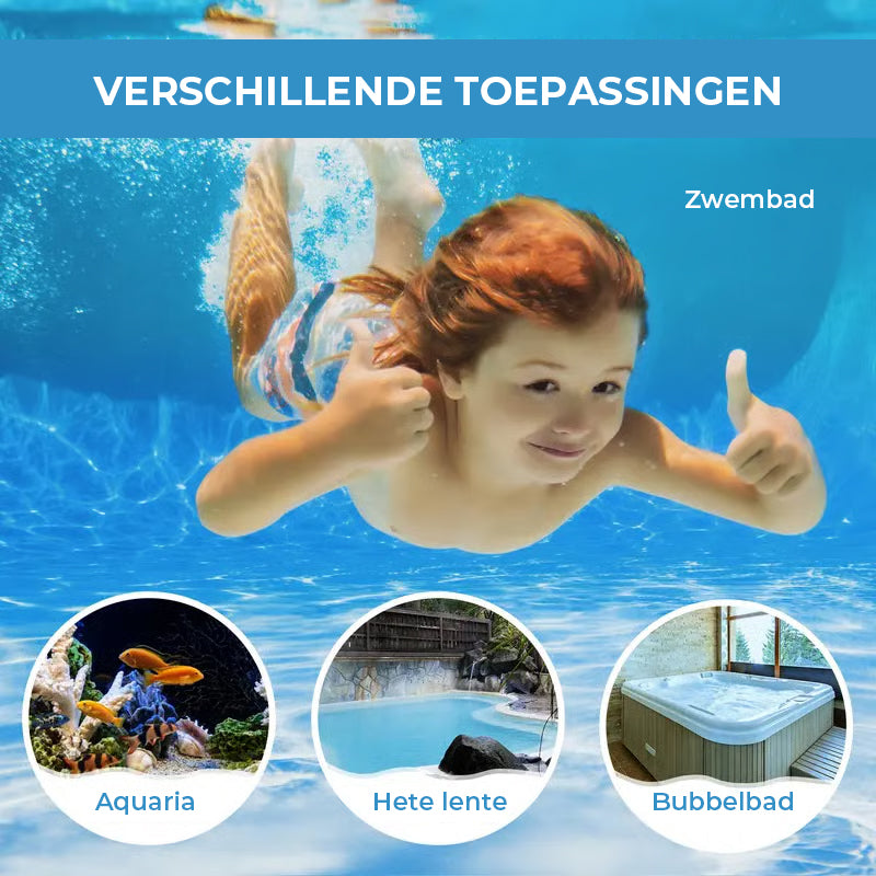 Drijvende Draadloze Zwembad Thermometer met Groot Display & 150m Bereik - Perfect voor Elke Pool