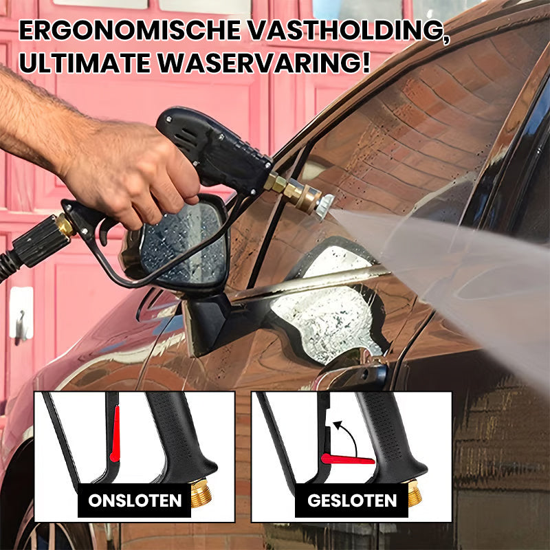 Hogedrukwaterpistool met sproeiers voor autowasstraat