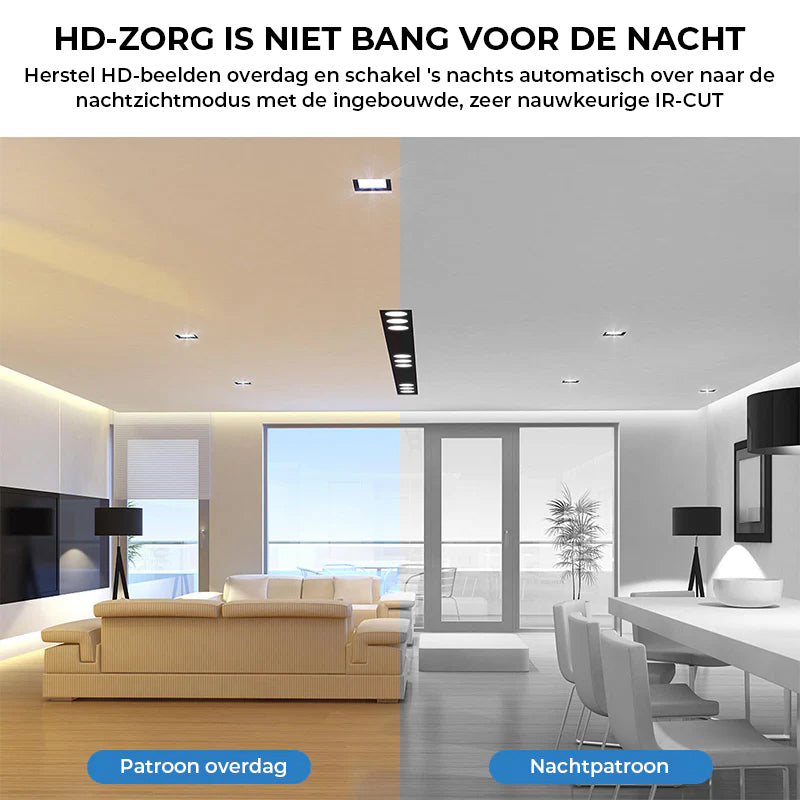 Draadloze binnencamera voor thuisbeveiliging