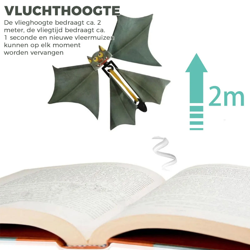 Grappige streken vliegende vleermuizen
